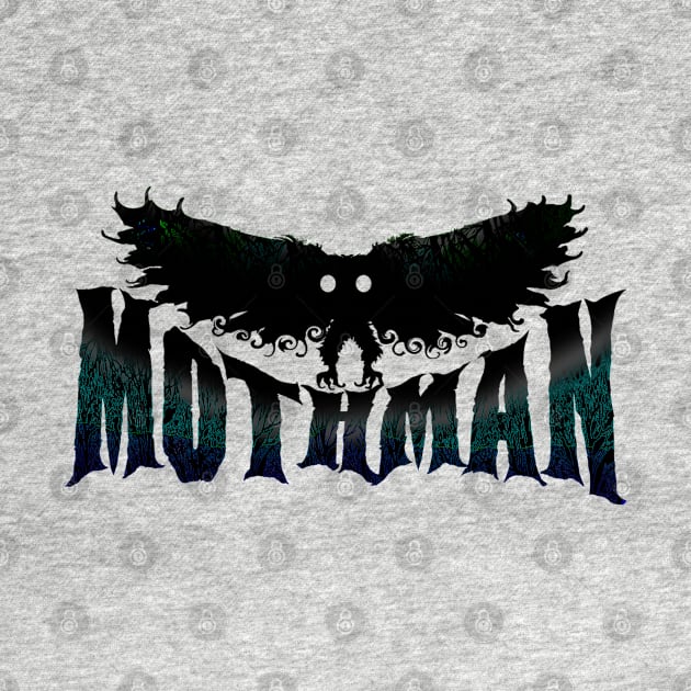 Mothman West Virginia Wing Humanoid Moth Retro Vintage by National Cryptid Society